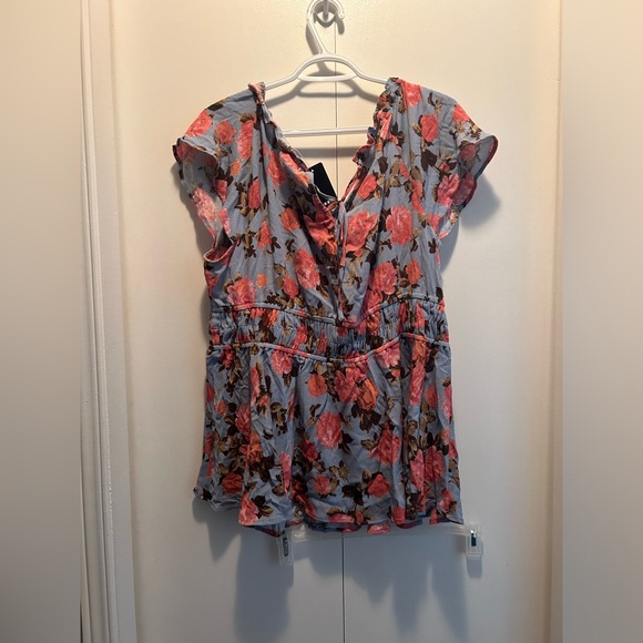 Torrid Babydoll Gauze Short Sleeve Top - Picture 4 of 6